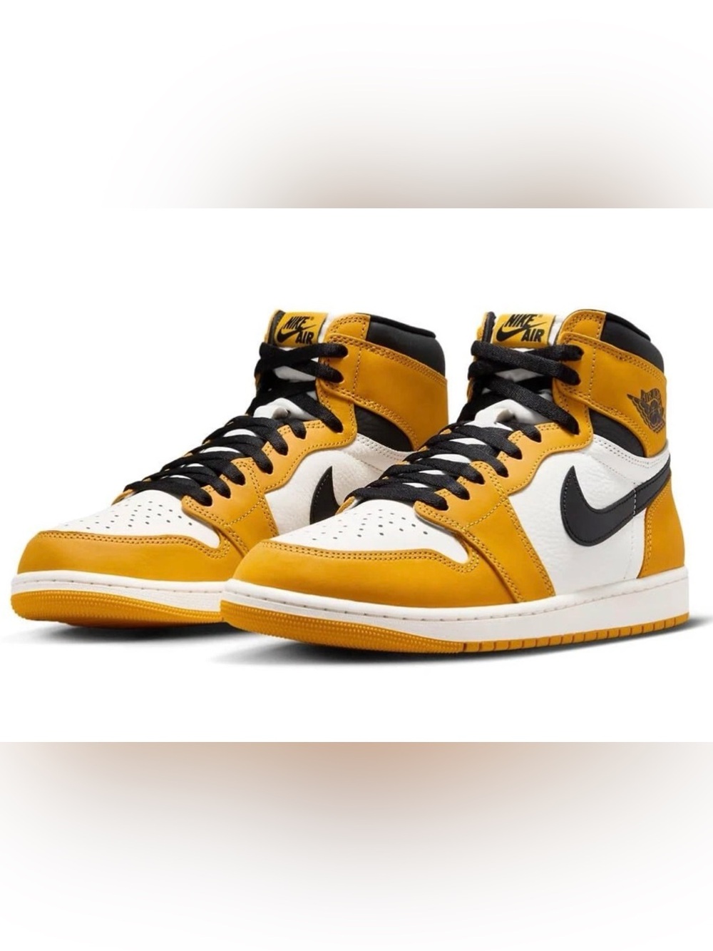 Jordan Air Jordan 1 Retro High Yellow Ochre Black Sail Leather DZ5485-701